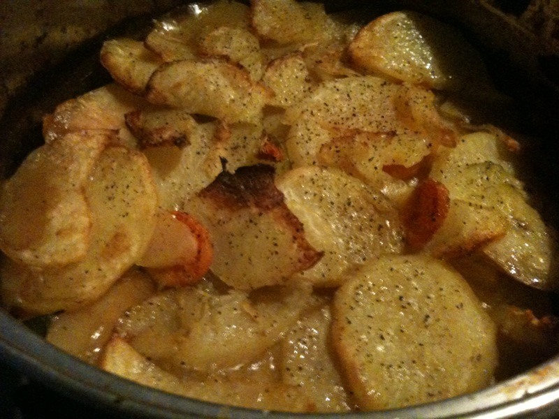 Lancashire Hotpot mit Kartoffelkruste