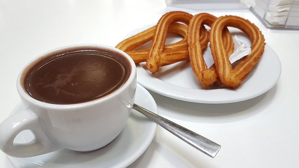 Foto: Churros con chocolate